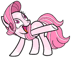 Size: 469x385 | Tagged: safe, artist:noi kincade, derpibooru import, oc, oc:annisa trihapsari, earth pony, pony, earth pony oc, female, heart, mare, open mouth, redesign, simple background, solo, transparent background