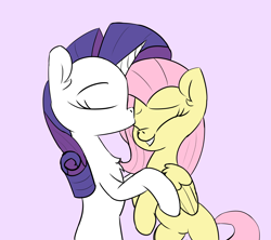 Size: 1800x1600 | Tagged: safe, artist:fakkajohan, derpibooru import, fluttershy, rarity, pegasus, pony, unicorn, duo, eyes closed, female, flarity, kissing, lesbian, missing cutie mark, shipping, simple background