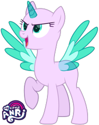 Size: 1707x2151 | Tagged: safe, artist:emperor-anri, derpibooru import, oc, oc only, alicorn, pony, alicorn oc, bald, base, eyelashes, female, horn, mare, open mouth, raised hoof, raised leg, simple background, smiling, solo, transparent background, wings