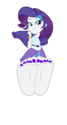 Size: 2200x4100 | Tagged: safe, artist:xebck, derpibooru import, rarity, equestria girls, friendship games, barefoot, base, base used, clothes, feet, female, fetish, foot fetish, foot focus, looking at you, nail polish, simple background, skirt, soles, solo, toes, transparent background, vector