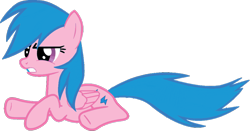 Size: 1024x536 | Tagged: safe, artist:foxyfell1337, derpibooru import, firefly, pony, g1, g4, g1 to g4, generation leap, lying down, prone, simple background, solo, transparent background