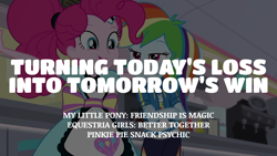 Size: 1920x1080 | Tagged: safe, derpibooru import, edit, edited screencap, editor:quoterific, screencap, pinkie pie, rainbow dash, human, better together, equestria girls, pinkie pie: snack psychic