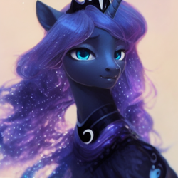 Size: 512x512 | Tagged: safe, generator:stable diffusion, machine learning generated, princess luna