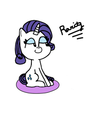 Size: 960x1280 | Tagged: safe, artist:beepbeep, derpibooru import, rarity, pony, unicorn, female, mare, simple background, sitting, solo, white background