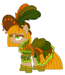 Size: 1300x1500 | Tagged: artist needed, safe, derpibooru import, oc, oc only, oc:gaudy garish, earth pony, simple background, solo, transparent background