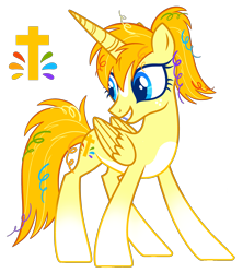 Size: 3399x3834 | Tagged: safe, derpibooru import, oc, oc only, oc:praise break, alicorn, alicorn oc, christianity, cute, horn, simple background, slim, solo, transparent background, wings