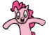Size: 70x50 | Tagged: safe, derpibooru import, idw, pinkie pie, earth pony, pony, comic, cropped, simple background, solo, transparent background