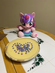 Size: 3024x4032 | Tagged: safe, derpibooru import, princess flurry heart, cake, cheesecake, cute, flurrybetes, food, heart, irl, merchandise, photo, unicorn food