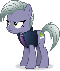 Size: 2899x3414 | Tagged: safe, alternate version, artist:anime-equestria, derpibooru import, limestone pie, earth pony, pony, annoyed, clothes, female, jacket, jewelry, mare, necklace, simple background, solo, transparent background, vector