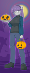 Size: 1668x4071 | Tagged: safe, artist:batipin, derpibooru import, maud pie, human, equestria girls, breasts, clothes, costume, frankenstein's monster, halloween, halloween costume, holiday, maud pies