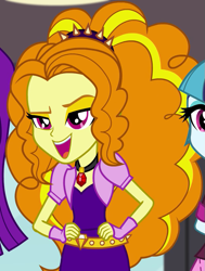 Size: 543x720 | Tagged: safe, derpibooru import, edit, edited screencap, screencap, adagio dazzle, aria blaze, sonata dusk, equestria girls, rainbow rocks, cropped, hand on hip, solo focus