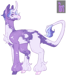 Size: 2357x2673 | Tagged: safe, artist:sleepy-nova, derpibooru import, oc, classical unicorn, pony, unicorn, cloven hooves, curved horn, horn, leonine tail, male, offspring, parent:double diamond, parent:starlight glimmer, parents:glimmerdiamond, simple background, solo, stallion, transparent background, unshorn fetlocks