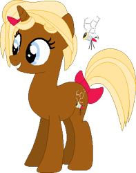 Size: 322x408 | Tagged: safe, artist:selenaede, artist:victorfazbear, derpibooru import, pony, unicorn, barely pony related, base used, bow, crossover, cutie mark, dot starlight, hair bow, lalaloopsy, ponified, simple background, smiling, tail, tail bow, telescope, transparent background