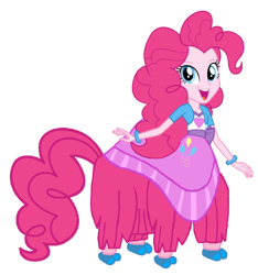 Size: 718x768 | Tagged: safe, artist:jadyellysparkle, derpibooru import, pinkie pie, taur, female, simple background, solo, transparent background, yaktaur