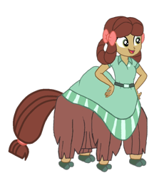 Size: 686x768 | Tagged: safe, artist:jadyellysparkle, derpibooru import, yona, taur, female, simple background, solo, transparent background, yaktaur