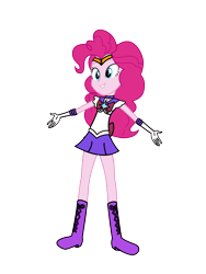 Size: 3072x4096 | Tagged: safe, artist:rollyagami02, derpibooru import, pinkie pie, equestria girls, clothes, clothes swap, cosplay, costume, pixiv, sailor moon, sailor saturn, simple background, solo, transparent background