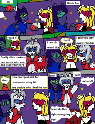 Size: 1270x1655 | Tagged: safe, artist:ask-luciavampire, derpibooru import, oc, bat pony, pony, undead, vampire, vampony, clothes, comic, costume, dancing, halloween, halloween costume, holiday, tumblr