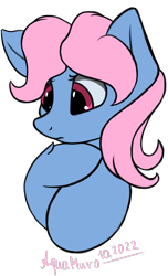 Size: 1053x1733 | Tagged: safe, artist:aquamuro, derpibooru import, wind whistler, pegasus, pony, g1, bust, female, mare, signature, simple background, sketch, solo, thinking, transparent background