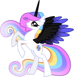 Size: 565x585 | Tagged: safe, artist:helenosprime, derpibooru import, oc, oc:helenos, alicorn, pony, female, mare, simple background, solo, transparent background