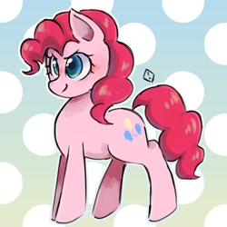 Size: 1280x1280 | Tagged: safe, artist:metaruscarlet, derpibooru import, pinkie pie, earth pony, pony, female, solo