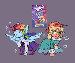 Size: 1280x1080 | Tagged: safe, artist:snowzaaah, derpibooru import, applejack, rainbow dash, earth pony, pegasus, pony, appledash, applejack also dresses in style, female, lesbian, rainbow dash always dresses in style, shipping