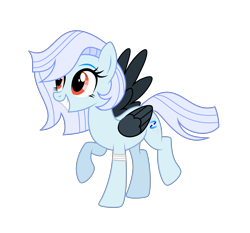 Size: 3144x2934 | Tagged: safe, artist:darbypop1, derpibooru import, oc, oc:pfizel, pony, colored wings, simple background, solo, transparent background, wings