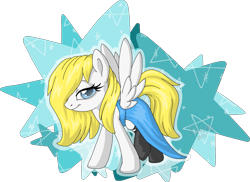 Size: 1165x850 | Tagged: safe, artist:bananasplitzel, artist:da-waffle, derpibooru import, oc, oc only, pegasus, pony, clothes, commission, dress, female, pegasus oc, simple background, transparent background