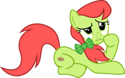 Size: 1132x706 | Tagged: safe, artist:ispincharles, derpibooru import, peachy sweet, earth pony, pony, apple family member, female, mare, simple background, solo, transparent background, vector