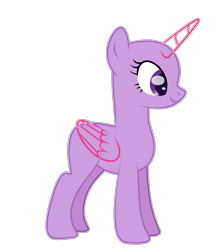 Size: 2145x2391 | Tagged: safe, artist:existencecosmos188, derpibooru import, oc, oc only, alicorn, pony, alicorn oc, base, eyelashes, horn, simple background, smiling, solo, transparent background, wings