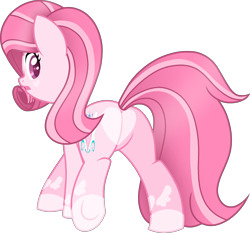 Size: 2113x1966 | Tagged: safe, artist:tanahgrogot, derpibooru import, oc, oc:annisa trihapsari, earth pony, pony, adorasexy, annibutt, butt, cute, earth pony oc, female, heart, heart eyes, looking at you, looking back, looking back at you, mare, open mouth, plot, rear, redesign, sexy, simple background, solo, transparent background, vector, wingding eyes