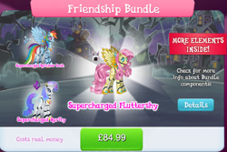 Size: 1286x858 | Tagged: safe, derpibooru import, fluttershy, rainbow dash, rarity, pegasus, pony, robot, robot pony, unicorn, antennae, barn, bundle, camera, collection, costs real money, emoticon, english, female, flutterbot, gameloft, group, hologram, horn, horns, mare, monitor, numbers, official, rainbot dash, raribot, roboticization, spread wings, text, wings