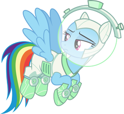 Size: 3265x3000 | Tagged: safe, artist:cloudyglow, derpibooru import, rainbow dash, scare master, .ai available, astrodash, clothes, costume, simple background, solo, transparent background, vector