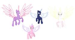 Size: 1280x682 | Tagged: safe, artist:existencecosmos188, derpibooru import, oc, oc only, alicorn, pony, alicorn oc, bald, base, eyelashes, female, flying, horn, mare, simple background, smiling, spread wings, transparent background, white eyes, wings