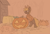 Size: 2846x1920 | Tagged: safe, artist:2k.bugbytes, oc, oc only, oc:acres, earth pony, pony, clothes, cowboy hat, halloween, hat, hay bale, holiday, jack-o-lantern, leaf pile, male, open mouth, open smile, pumpkin, smiling, solo, stallion, stetson, sweater