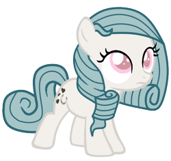 Size: 578x546 | Tagged: safe, artist:lillyleaf101, derpibooru import, pony, g1, g4, baby bridesmaid, female, filly, foal, g1 to g4, generation leap, simple background, solo, transparent background