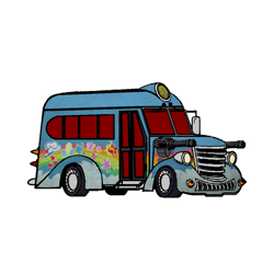 Size: 1000x1000 | Tagged: safe, derpibooru import, equestria girls, simple background, studebaker, the rainbooms tour bus, transparent background, twisted metal