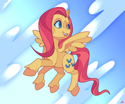 Size: 5100x4213 | Tagged: safe, artist:docwario, derpibooru import, fluttershy, pegasus, pony, absurd resolution, floating, fluttober, flying, open mouth, solo