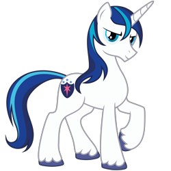 Size: 3000x3000 | Tagged: safe, artist:erisgrim, derpibooru import, shining armor, pony, unicorn, male, raised hoof, raised leg, simple background, solo, stallion, transparent background, vector