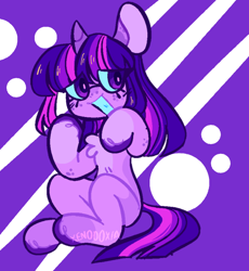 Size: 640x697 | Tagged: safe, artist:kerucloudii, derpibooru import, twilight sparkle, unicorn twilight, pony, unicorn, chest fluff, female, mare, solo