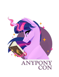 Size: 1937x2504 | Tagged: safe, artist:alrumoon_art, derpibooru import, twilight sparkle, pony, unicorn, book, eyebrows, female, magic, mare, simple background, smiling, solo, transparent background