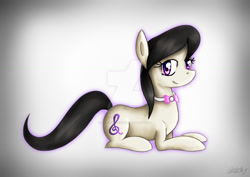 Size: 1024x725 | Tagged: safe, artist:sketchypon3, derpibooru import, octavia melody, pony, deviantart watermark, lying down, obtrusive watermark, prone, solo, watermark