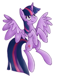 Size: 1024x1261 | Tagged: safe, artist:sketchypon3, derpibooru import, twilight sparkle, twilight sparkle (alicorn), alicorn, pony, deviantart watermark, obtrusive watermark, simple background, solo, transparent background, watermark