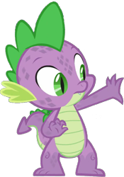Size: 520x741 | Tagged: safe, artist:pascalmulokozi2, derpibooru import, edit, edited screencap, screencap, spike, dragon, molt down, background removed, male, molting, not a vector, simple background, solo, transparent background