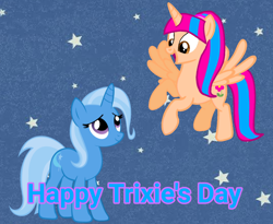 Size: 1316x1080 | Tagged: safe, artist:jadyellysparkle, derpibooru import, trixie, oc, trixie day