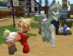 Size: 530x413 | Tagged: safe, derpibooru import, oc, oc only, kelpie, pegasus, 3d, alcohol, boots, clothes, collar, dancing, female, horseshoes, male, mare, open pony, scarf, second life, shoes, stallion