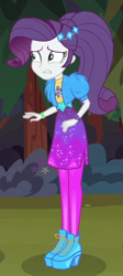 Size: 281x626 | Tagged: safe, derpibooru import, screencap, rarity, better together, equestria girls, sunset's backstage pass!, cropped, solo