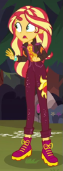 Size: 237x635 | Tagged: safe, derpibooru import, screencap, sunset shimmer, equestria girls, equestria girls series, sunset's backstage pass!, spoiler:eqg series (season 2), cropped, solo