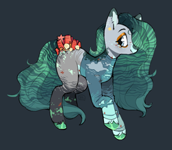 Size: 4459x3913 | Tagged: safe, artist:pandachenn, derpibooru import, oc, earth pony, hybrid, pony, solo