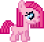 Size: 64x62 | Tagged: safe, derpibooru import, pinkie pie, earth pony, pony, animated, blinking, crying, eyes closed, female, filly, filly pinkie pie, foal, loop, pinkamena diane pie, sad, simple background, transparent background, younger