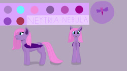 Size: 1920x1080 | Tagged: safe, derpibooru import, oc, oc:neytrianebula, bat pony, pony, undead, vampire, vampony, bat pony oc, eeee, female, mare, reference sheet